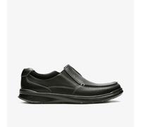 Clarks Herren Cotrell Free Slipper, Black Oily Lea, 42 EU