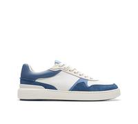Clarks Courtlite RaceSneaker für Herren, Blue Combi, 44.5 EU