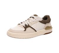 Clarks Herren Courtlite2 Lo Sneaker, Dark Olive Combi, 43 EU