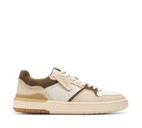 Clarks Herren Courtlite2 Lo Sneaker, Dark Olive Combi, 42 EU