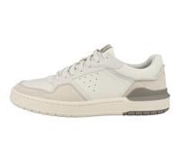 Clarks Herren Courtlite2 Lo Sneaker, Off White Suede, 44.5 EU