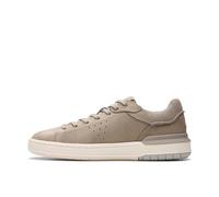 Schnürschuh CLARKS "Courtlite2 Run", Herren, Gr. 41, navy nubuck, Nubukleder, casual, Schuhe, Freizeitschuh, Komfortschuh, Schnürschuh im Casual Look (89685528-41) navy nubuck