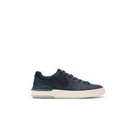 Clarks Herren Courtlite2 Run Sneaker, Navy Nubuck, 45 EU