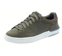 Clarks Herren Courtlite2 Run Sneaker, Olive Nubuck, 47 EU