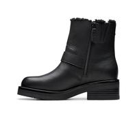 Clarks Craft Speed. Womens Black Leather, 4.5