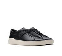 Clarks Originals Herren Sneaker Craft Swift Schwarzes Leder Größe 45