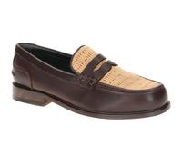 Clarks CRAFTJAMES LO 26186423 7 dunkel-braun - elegante Slipper für Herren - Größe 47