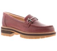 Clarks Damen Absatzschuhe Orianna Bit Leder Slip-On rot EU 42 / UK 8