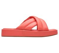 Clarks Damen Alda Glide Schiebe-Sandalen, Coral Leather, 35.5 EU