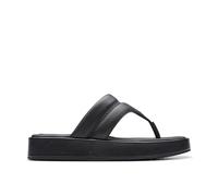 Clarks Damen Alda WalkSandal, Schwarzes Leder, 40 EU