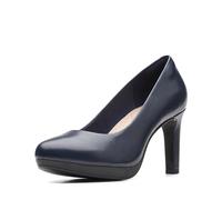 Clarks Damen Ambyr Joy Pumps, Marineblaues Leder, 39 EU