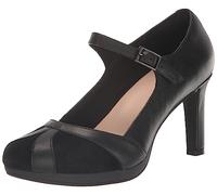 Clarks Damen Ambyr Light Pump, Schwarze Kombi, 37 EU