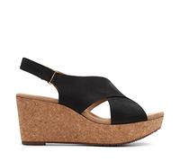 Clarks Damen Annadel Eirwyn Sandal, Black Nubuck, 39 EU