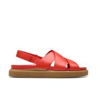 Clarks Damen Aristella Sun Sandale, Bright Red Lea, 42 EU