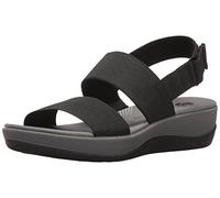 Clarks Damen Arla Jacory Keilsandale, Schwarz, 37.5 EU