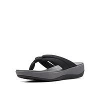 Clarks Damen Arla Kaylie Flipflop, Textil schwarz, 41.5 EU