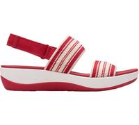 Clarks Damen Arla Stroll Flache Sandalen, kirsche, 38 EU