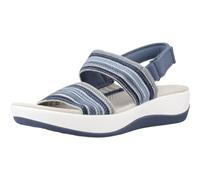 Clarks Damen Arla Stroll Sandale, Blue Combi, 38 EU