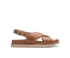 Clarks Damen Arwell SlingSandal, braun (tan), 35.5 EU
