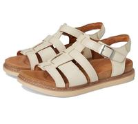 Clarks Damen Arwell Sun Sandale, Cremefarbenes Leder, 38 EU