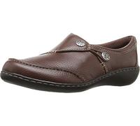 Clarks Damen Ashland Lane Q Slipper, Redwood, 41 EU X-Weit