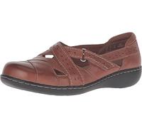 Clarks Damen Ashland Spin Q Slipper, Hellbraun, 39 EU Schmal