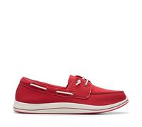 Clarks Damen Athleisure Bootsschuh, Cherry Textile, 7.5
