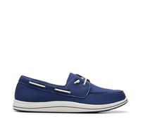 Clarks Damen Athleisure Bootsschuh, Marineblaues Textil, 8