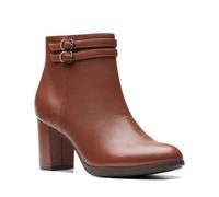 Clarks Damen Bayla Light Fashion Boot, Hellbraunes Leder, 36.5 EU