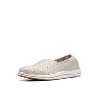 Clarks Damen Breeze Emily Slipper, Light Taupe Synthetic, 41 EU Schmal