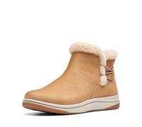 Clarks Damen Breeze Furankle Boot, Hellbraunes Textil, 6.5
