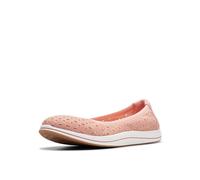 Clarks Damen Breeze Roam Ballerinas, Pfirsich Textil, 42.5 EU