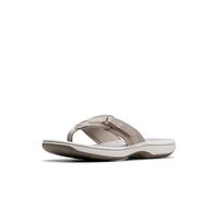 Clarks Damen Breeze Sea Flip-Flop, Helltaupe Synthetik, 36 EU
