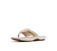Clarks Damen Breeze Sea Flipflop, Sand Interest, 38.5 EU