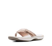 Clarks Damen Breeze Sea Flipflop, Taupe, 38.5 EU