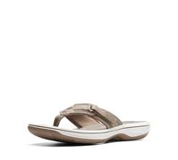 Clarks Damen Breeze Sea Flipflop, Taupe, 40 EU