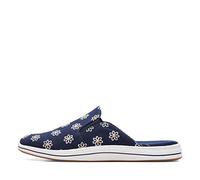Clarks Damen Breeze Shore Hausschuh, Navy Floral Canvas, 38 EU