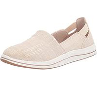 Clarks Damen Breeze Step II Slipper, Natural Interest, 39.5 EU