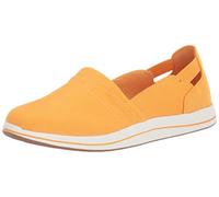 Clarks Damen Breeze Step Slipper, Gelbe Leinwand, 38.5 EU