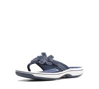Clarks, Damen, Brinkley, Flora, Flip Flop, Marineblau, 36 EU
