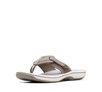 Clarks Damen Brinkley Jazz Flip Flop, Pewter Synthetic, 37 EU