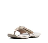 Clarks Damen Brinkley Jazz Flipflop, Sand Synthetic, 37 EU