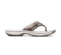 Clarks Damen Brinkley Sea Zehentrenner Turnschuhe, Blau Navy Synthetic, 37 EU