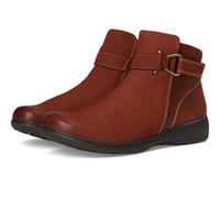 Clarks Damen Carleigh Drift Stiefelette, Hellbraunes Leder, 39 EU Schmal