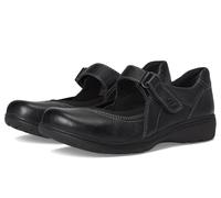 Clarks Damen Carleigh Madi Mary Jane Schuh, Schwarz Leder, 42.5 EU