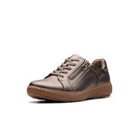 Clarks Damen Caroline Janna Sneaker, Bronze Metallic, 36.5 EU Weit