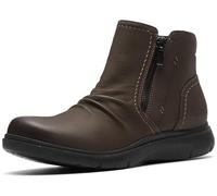 Clarks Damen Certina Ruby Stiefeletten, Dunkelgraues Leder, 8