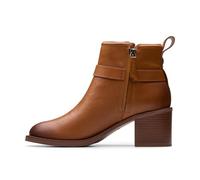 Clarks Damen Chamberly Trim Springerstiefel, Mid Tan Lea, 40 EU