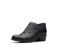 Clarks Damen Charlten Gema Slipper, Schwarz Leder, 38 EU
