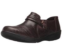 Clarks Damen Cheyn Madi Slipper, Dark Brown Leather, 40 EU Weit